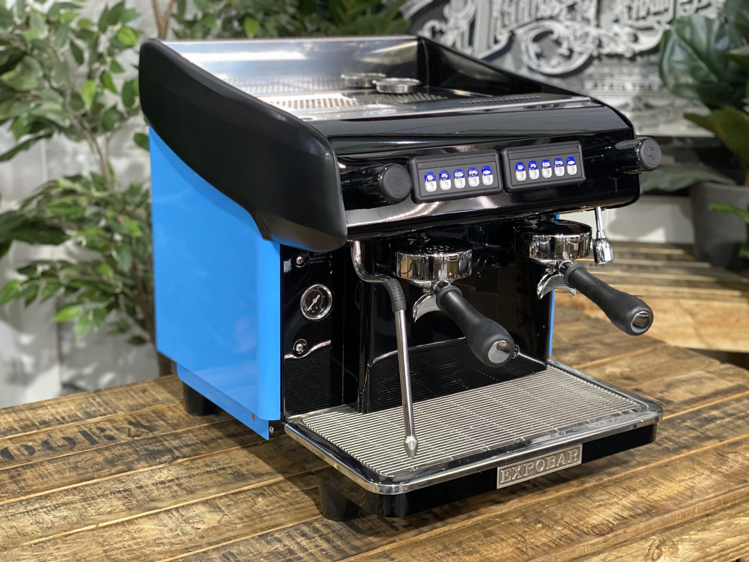 Expobar MegaCrem Compact High Cup 2 Group Blue / Black - Used