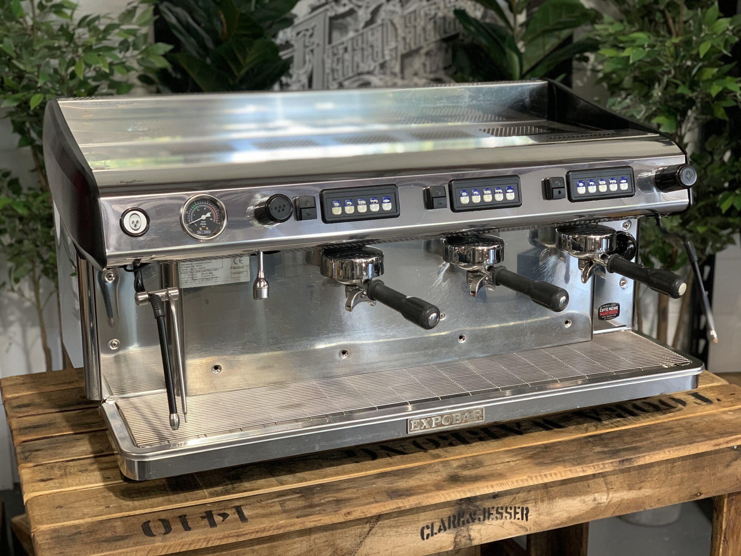 Expobar MegaCrem Auto Steam 3 Group Stainless Steel - Used