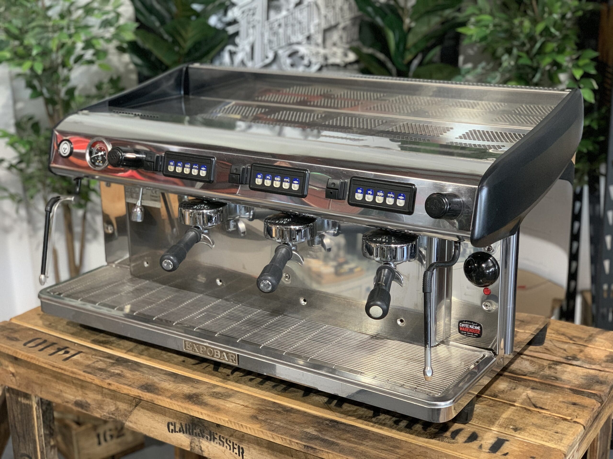 Expobar MegaCrem Auto Steam 3 Group Stainless Steel - Used