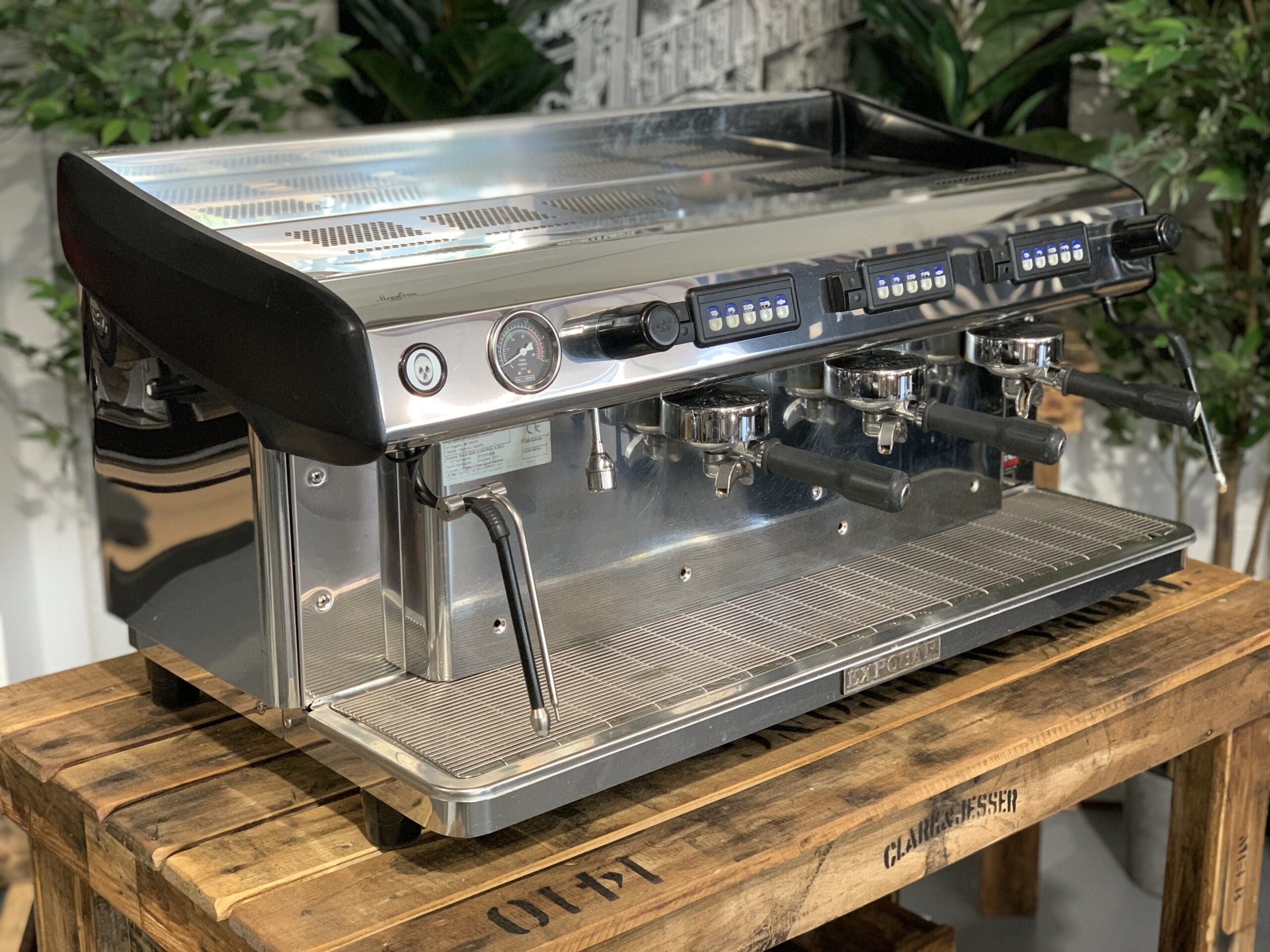 Expobar MegaCrem Auto Steam 3 Group Stainless Steel - Used
