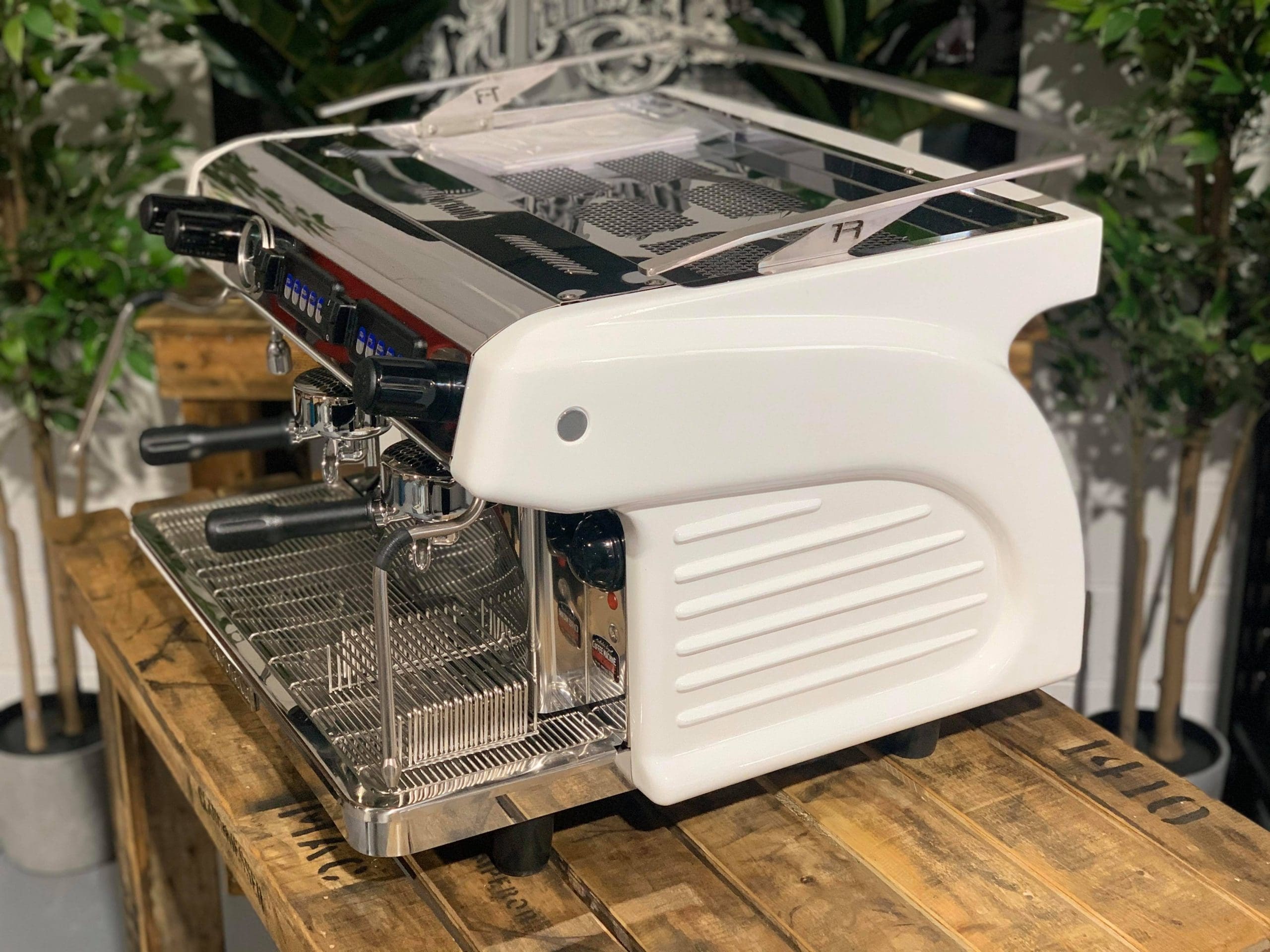 Expobar Ruggero Classic V2 High Cup 2 Group Gloss White - New