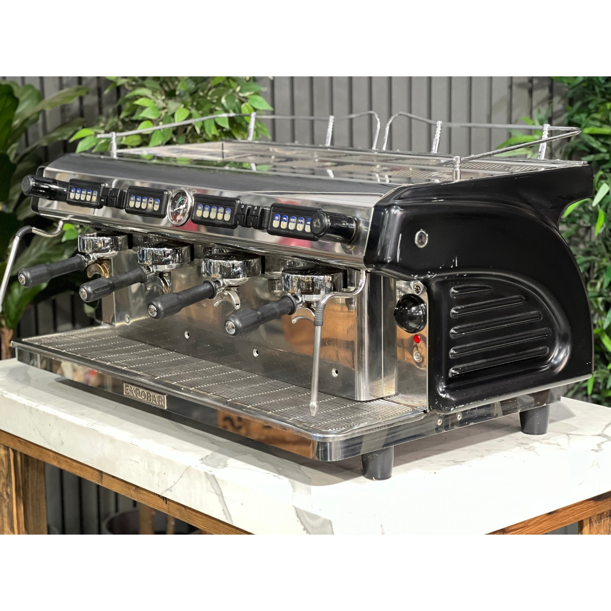 Expobar Ruggero 4 Group Coffee Machine Black & Stainless - Used