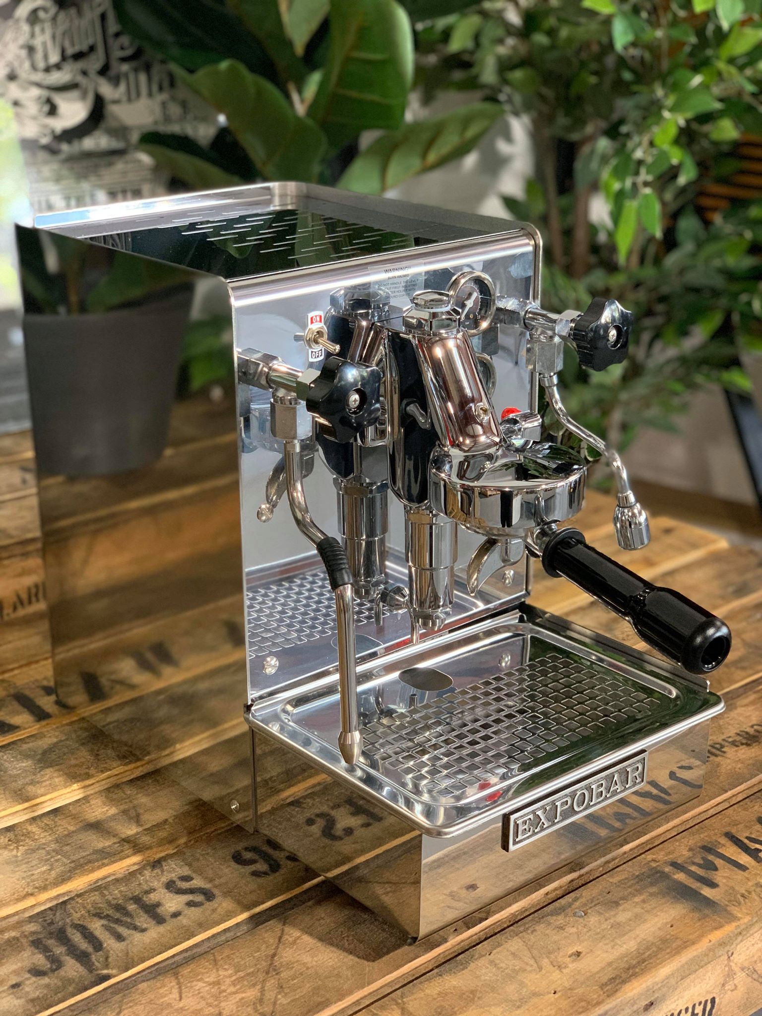 Expobar Office Leva 1 Group Coffee Machine Stainless Steel - New