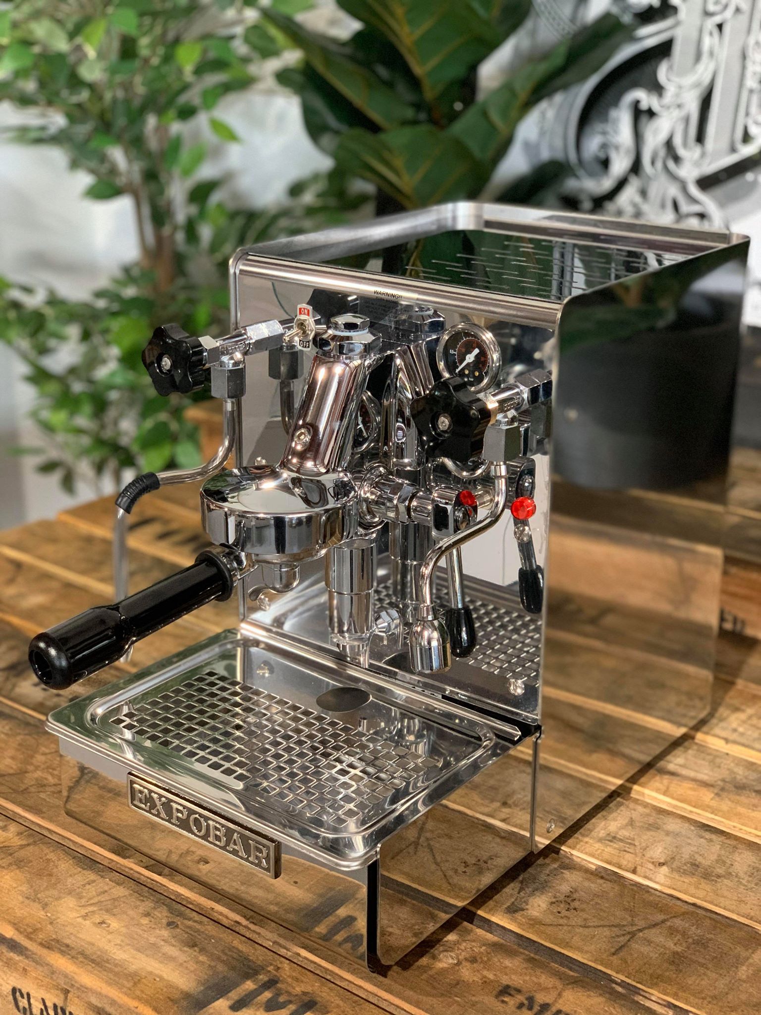 Expobar Office Leva 1 Group Coffee Machine Stainless Steel - New (Plumbed In)