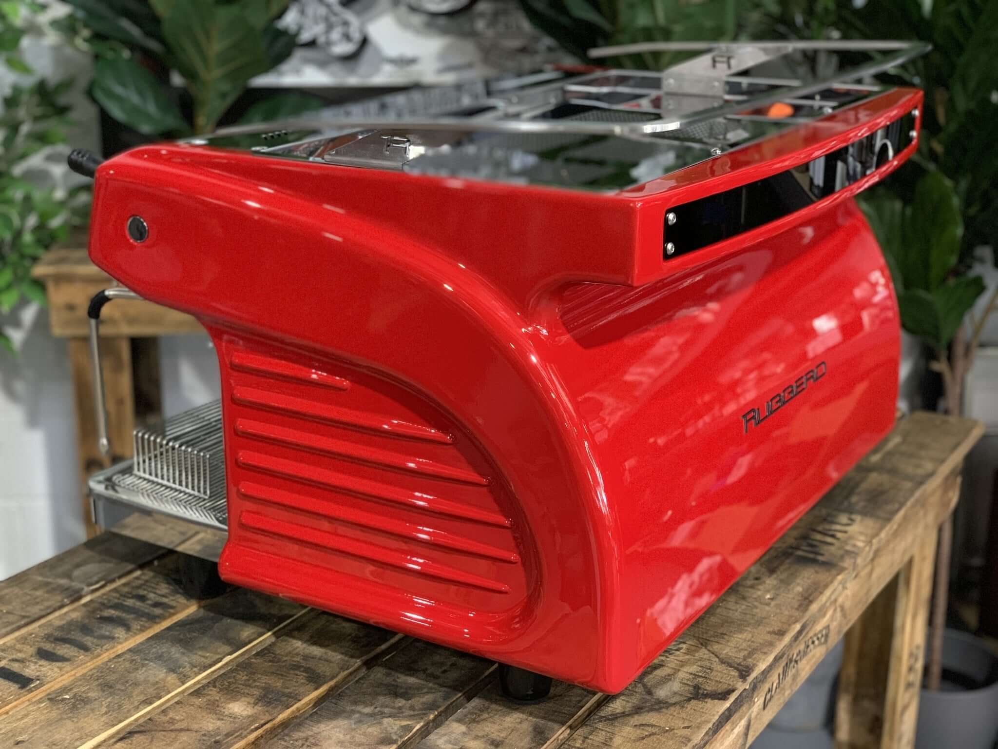 Expobar Ruggero Classic V2 2 Group Espresso Coffee Machine Brand New Red Easy Tap High Cup