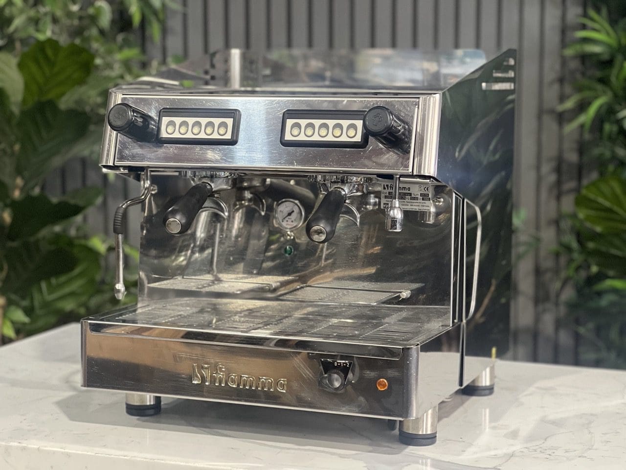 Fiamma Atlantic Compact 2 Group Stainless Espresso Coffee Machine - Used