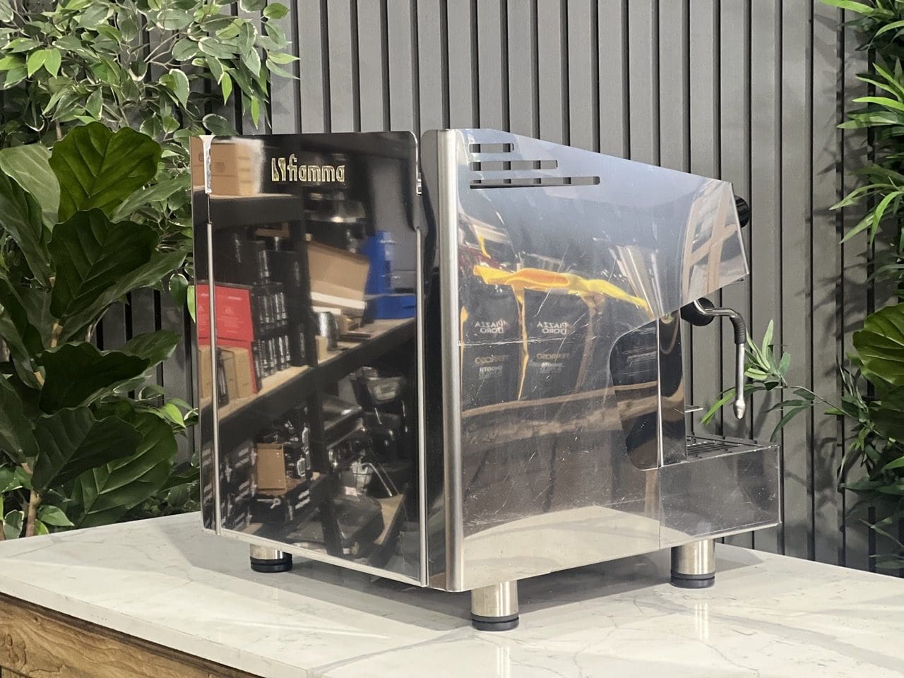 Fiamma Atlantic Compact 2 Group Stainless Espresso Coffee Machine - Used