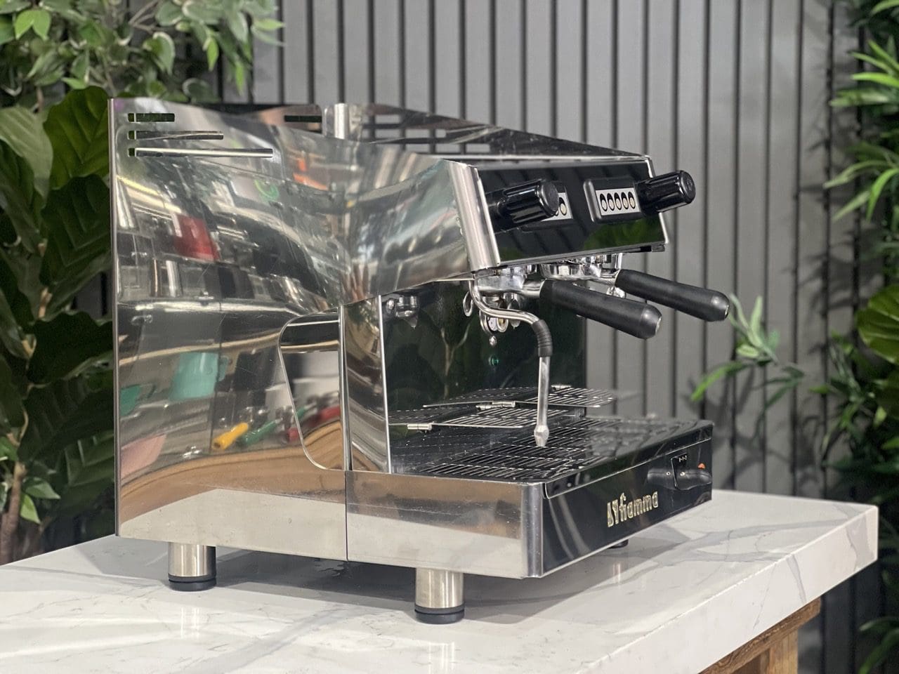 Fiamma Atlantic Compact 2 Group Stainless Espresso Coffee Machine - Used