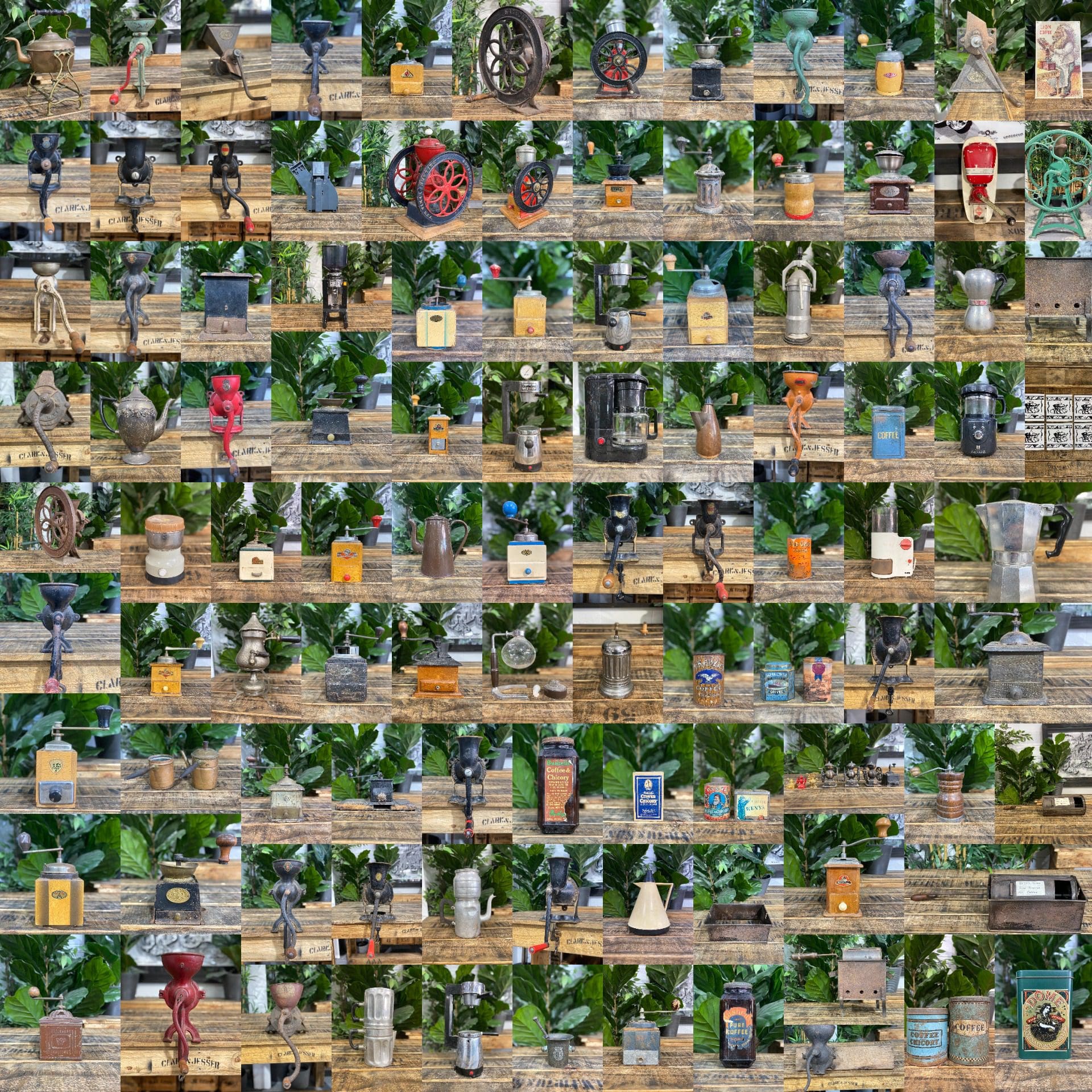 #33 1930’s European Oblong Wooden Hand Coffee Grinder