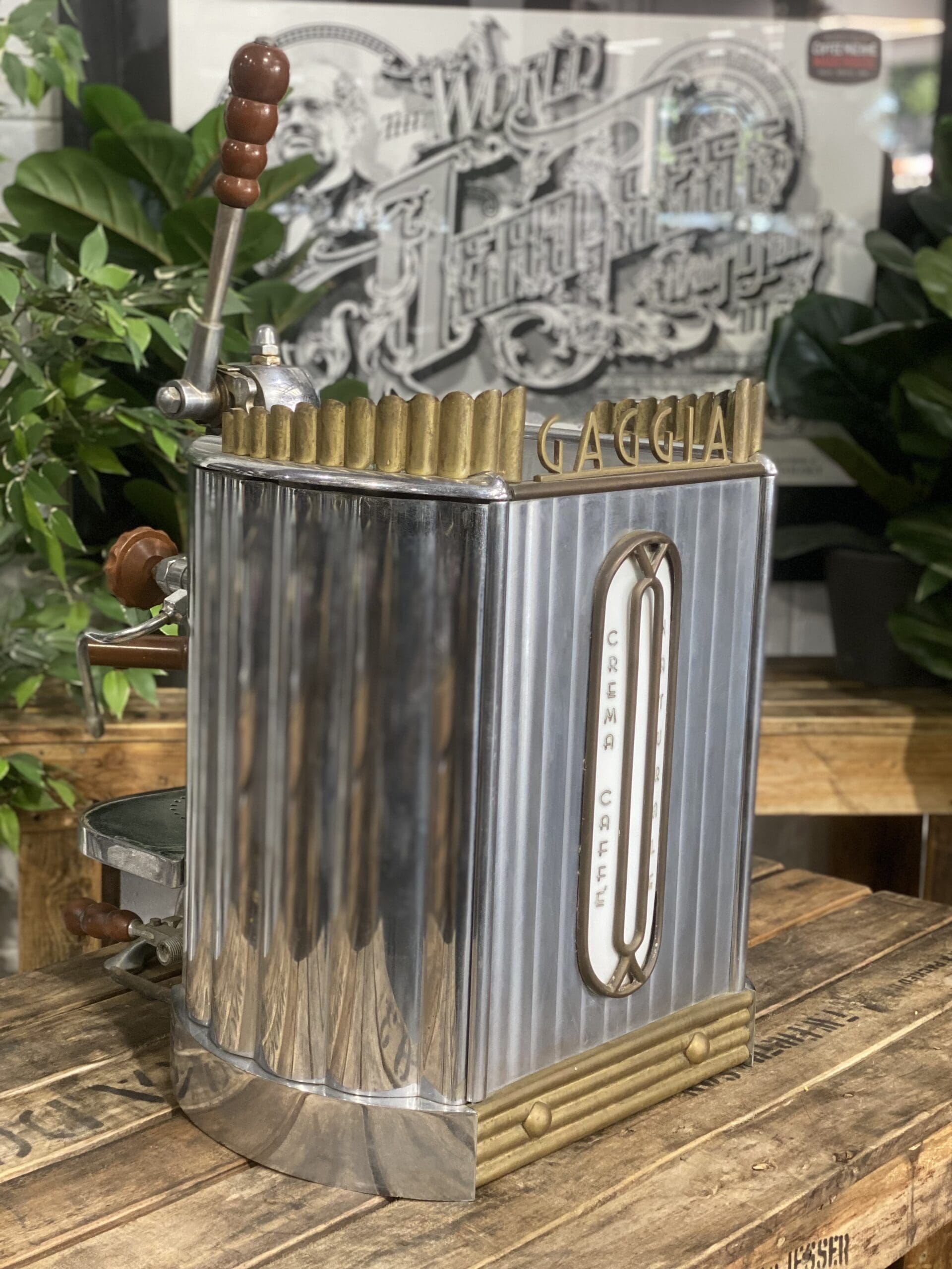 Gaggia Spagna Lever 1 Group Stainless Steel