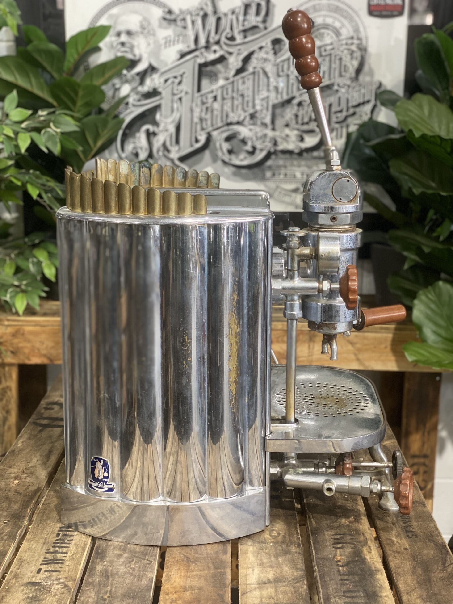 Gaggia Spagna Lever 1 Group Stainless Steel