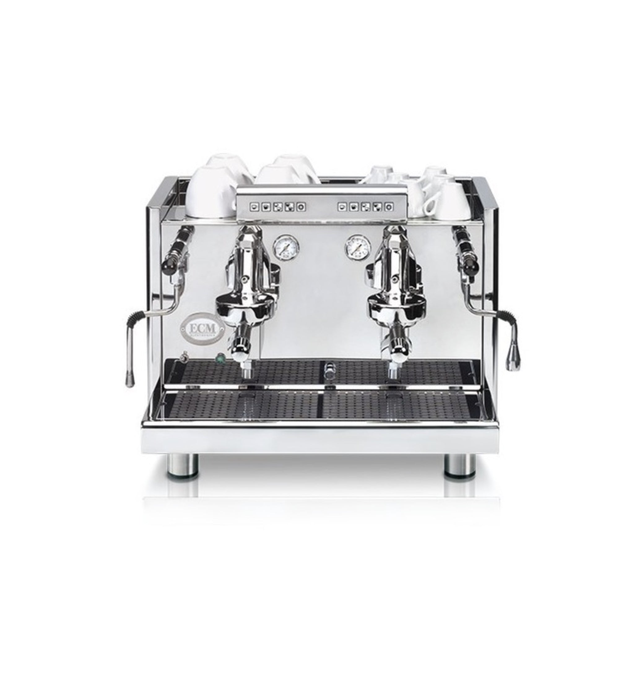 Ecm Elektronika Profi Due 2 Group Stainless Steel Brand New Espresso Coffee Machine