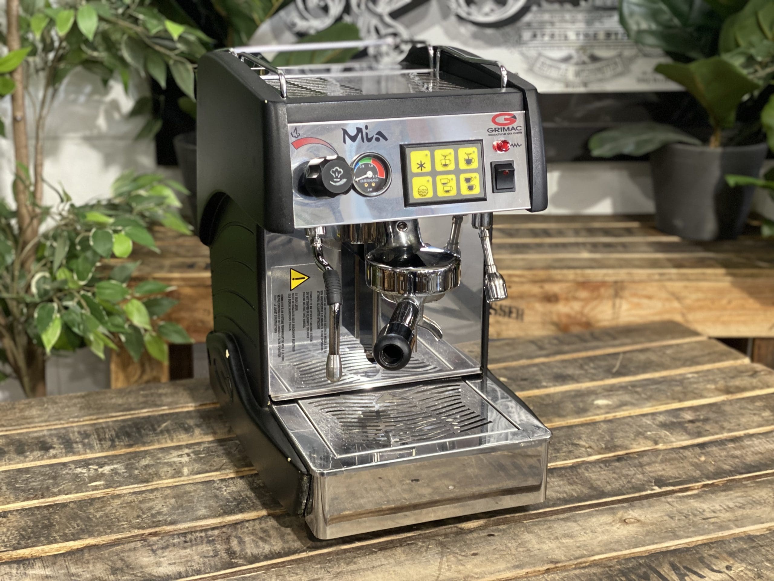 Grimac Mia Volumetric 1 Group Black & Stainless