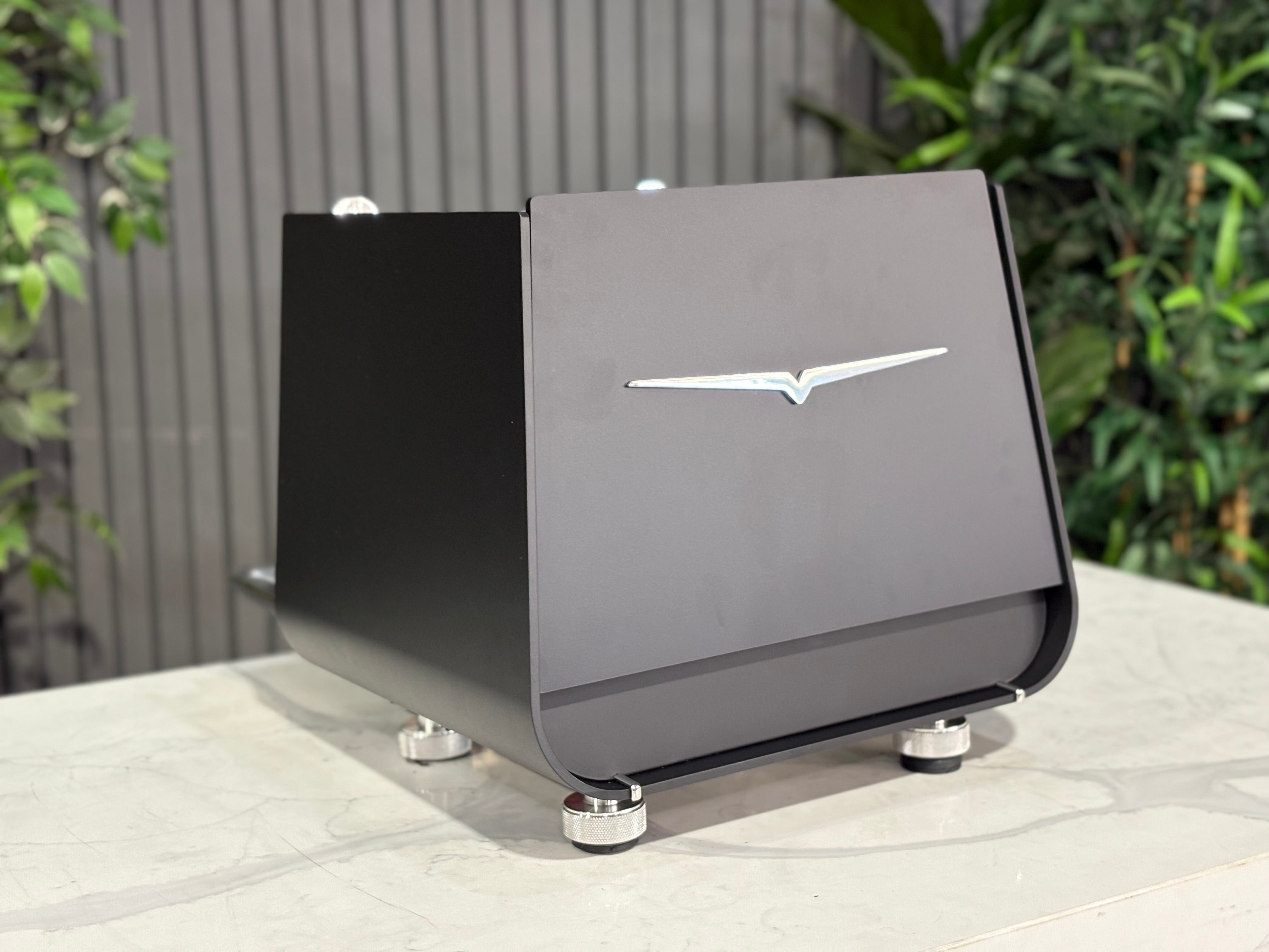 Victoria Arduino Eagle One Prima 1 Group Coffee Machine Black - New side view showcasing its stylish design and features.