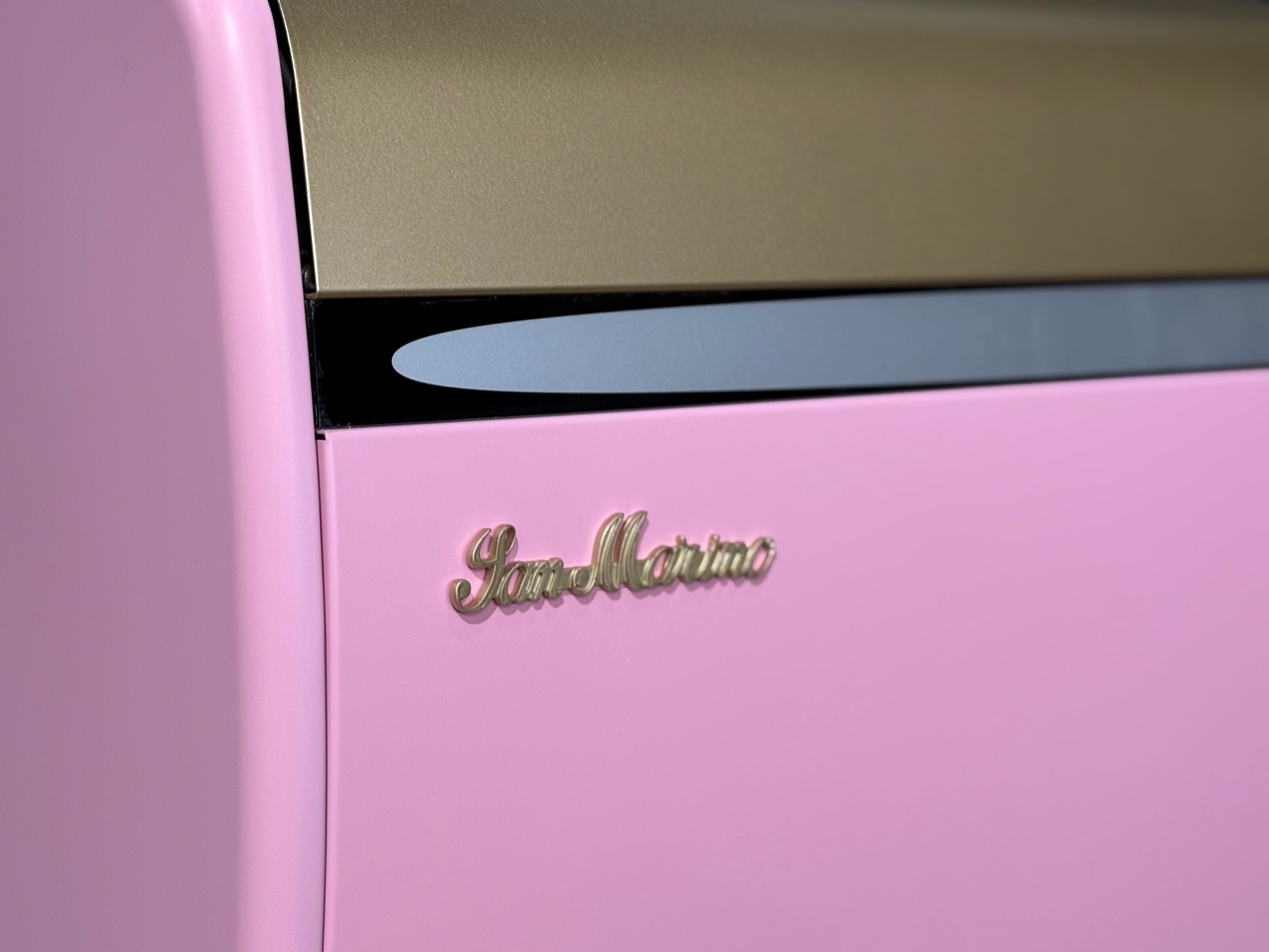 San Marino Lisa R 3 Group Coffee Machine Pink, Gold & Timber - Used