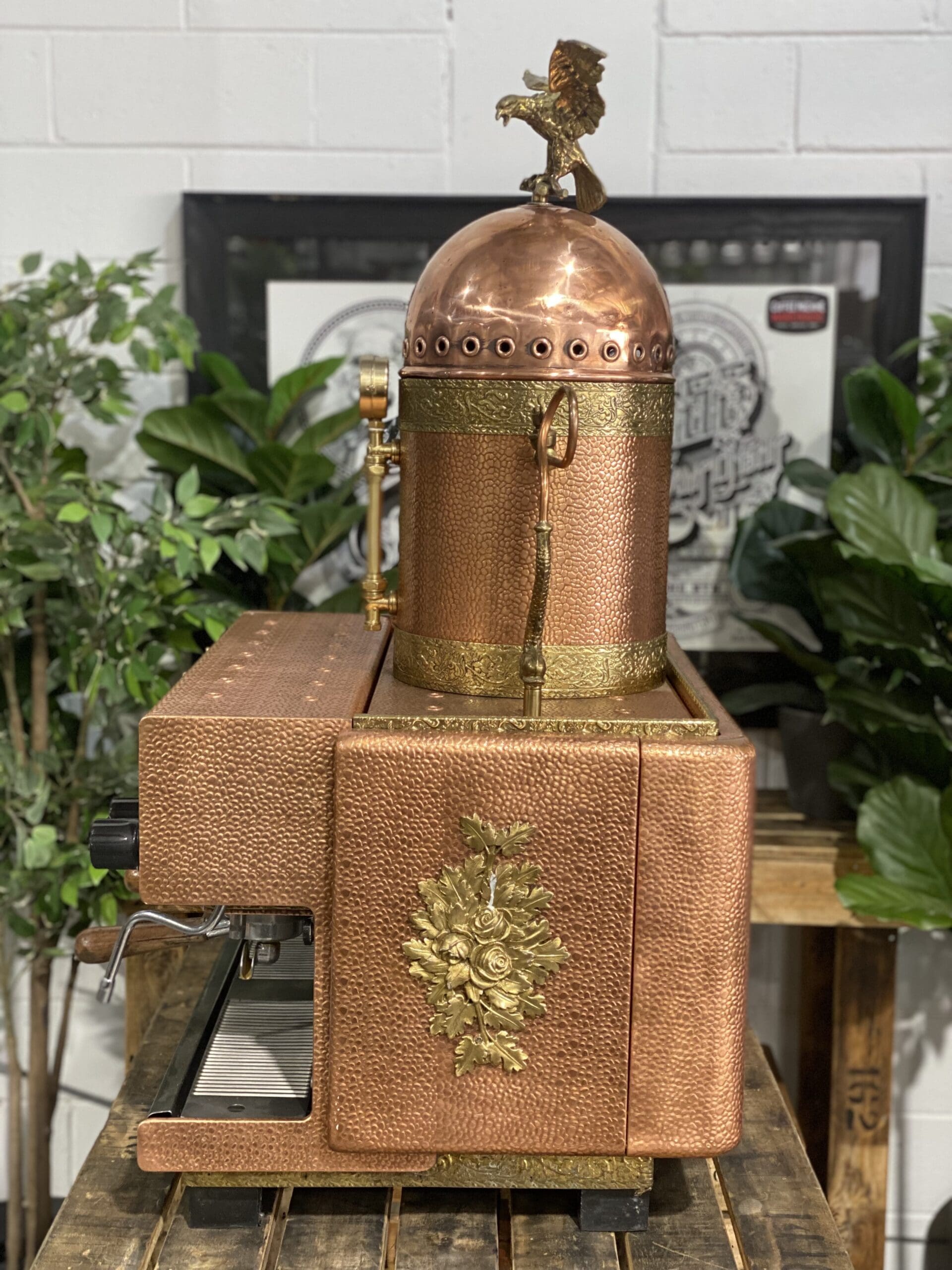 Rancilio Z9 Vintage 2 Group Brass Espresso Coffee Machine - 1858 Princes Highway Clayton VIC 3168 - Coffee Machine Warehouse