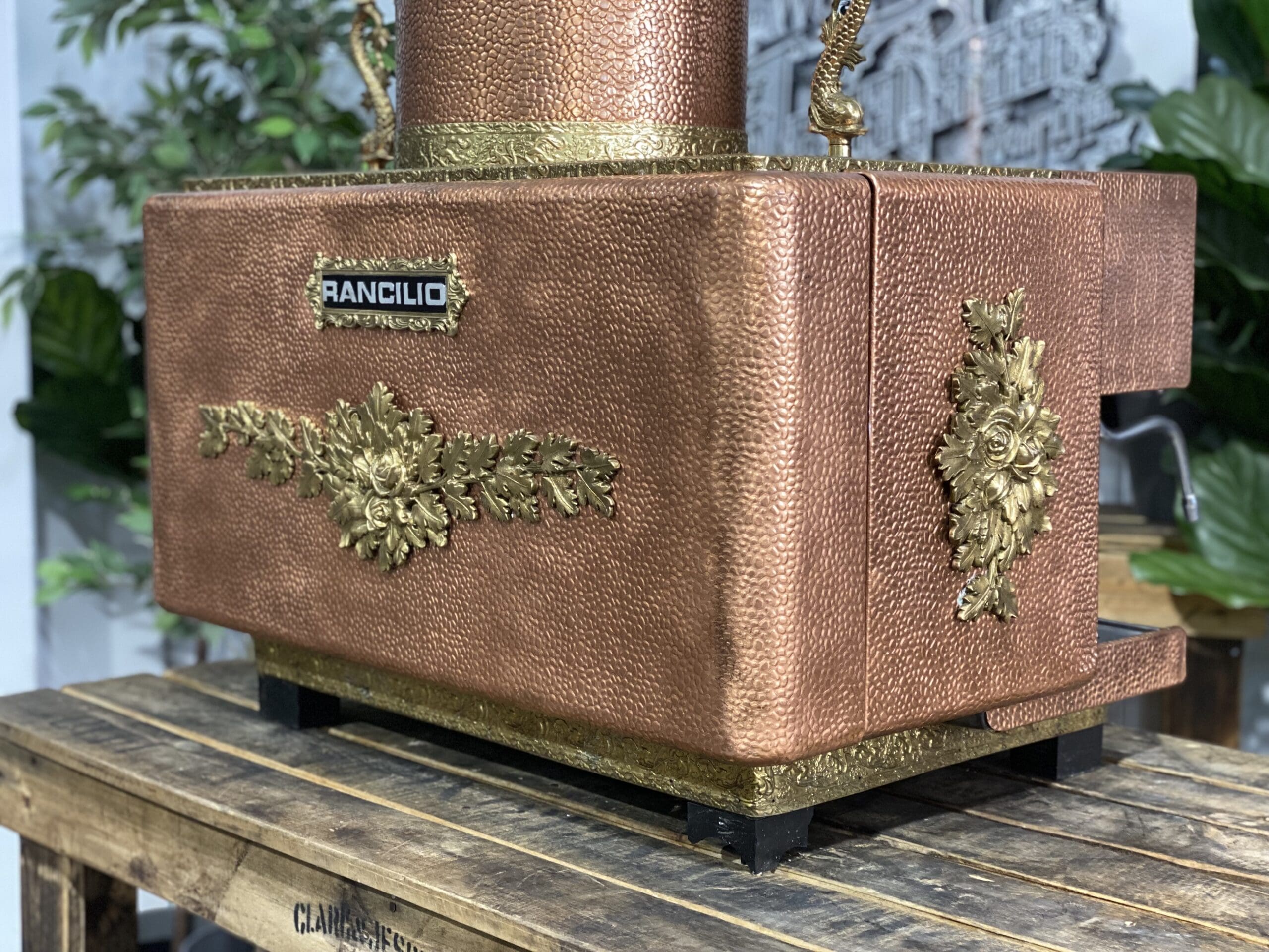 Rancilio Z9 Vintage 2 Group Brass Espresso Coffee Machine - 1858 Princes Highway Clayton VIC 3168 - Coffee Machine Warehouse