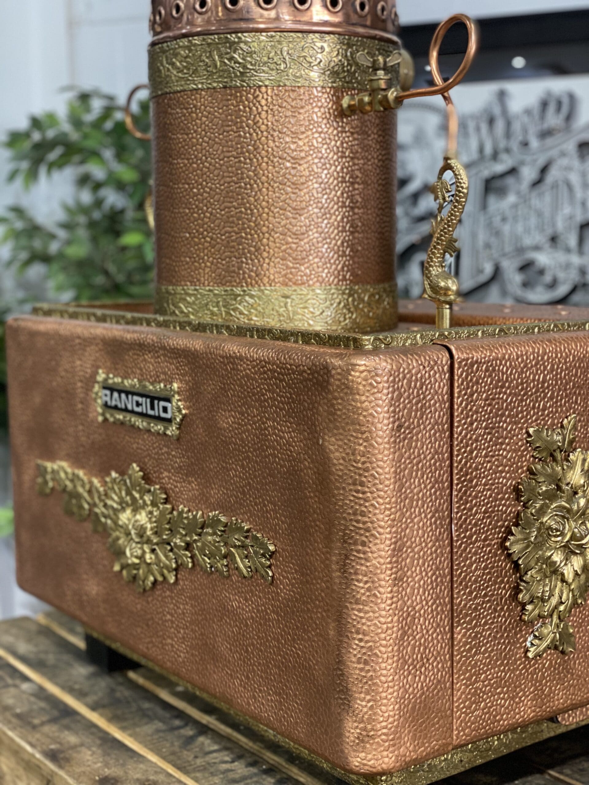 Rancilio Z9 Vintage 2 Group Brass Espresso Coffee Machine - 1858 Princes Highway Clayton VIC 3168 - Coffee Machine Warehouse