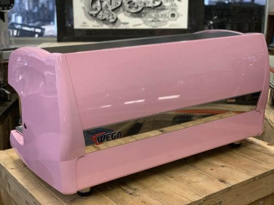 Wega Polaris 3 Group Pink Espresso Machine - Used