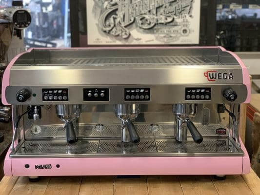 Wega Polaris 3 Group Pink Espresso Machine - Used