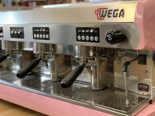 Wega Polaris 3 Group Pink Espresso Machine - Used