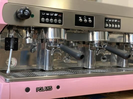 Wega Polaris 3 Group Pink Espresso Machine - Used
