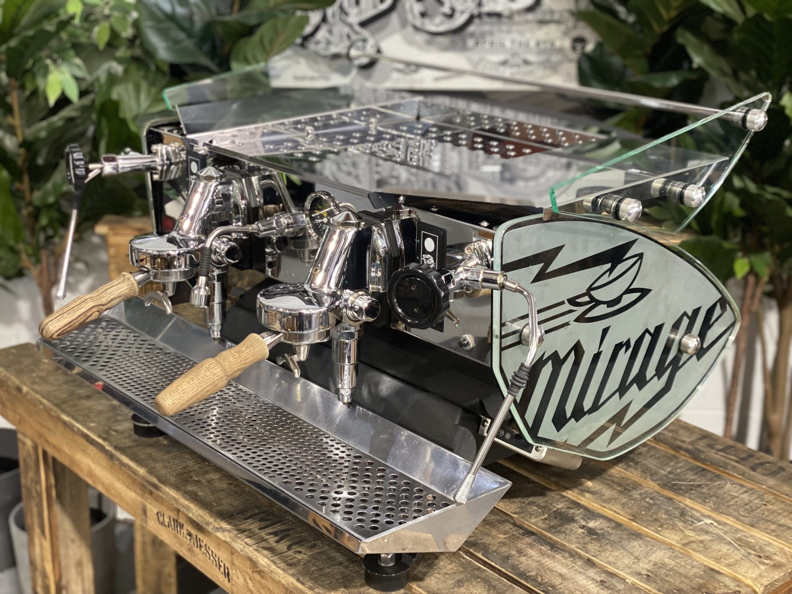 Kees Van Der Westen Mirage Duette Timber Handles / Mirage Sides 2 Group Stainless - Used