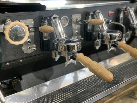 Picerno Style Steam Taps - American Oak