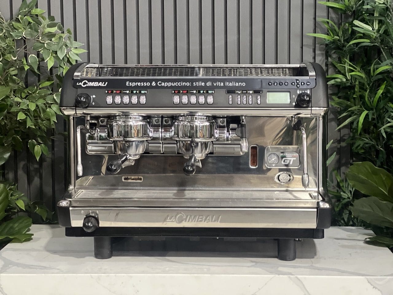 La Cimbali M39 Dosatorn 2 Group Black Espresso Coffee Machine - Used