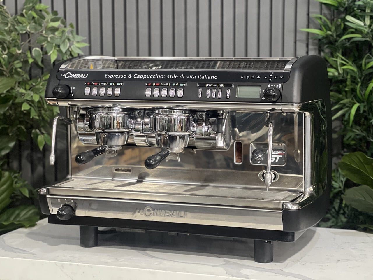 La Cimbali M39 Dosatorn 2 Group Black Espresso Coffee Machine - Used