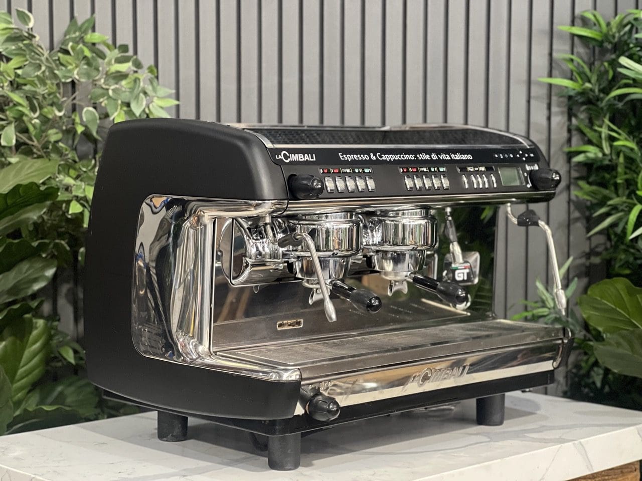 La Cimbali M39 Dosatorn 2 Group Black Espresso Coffee Machine - Used