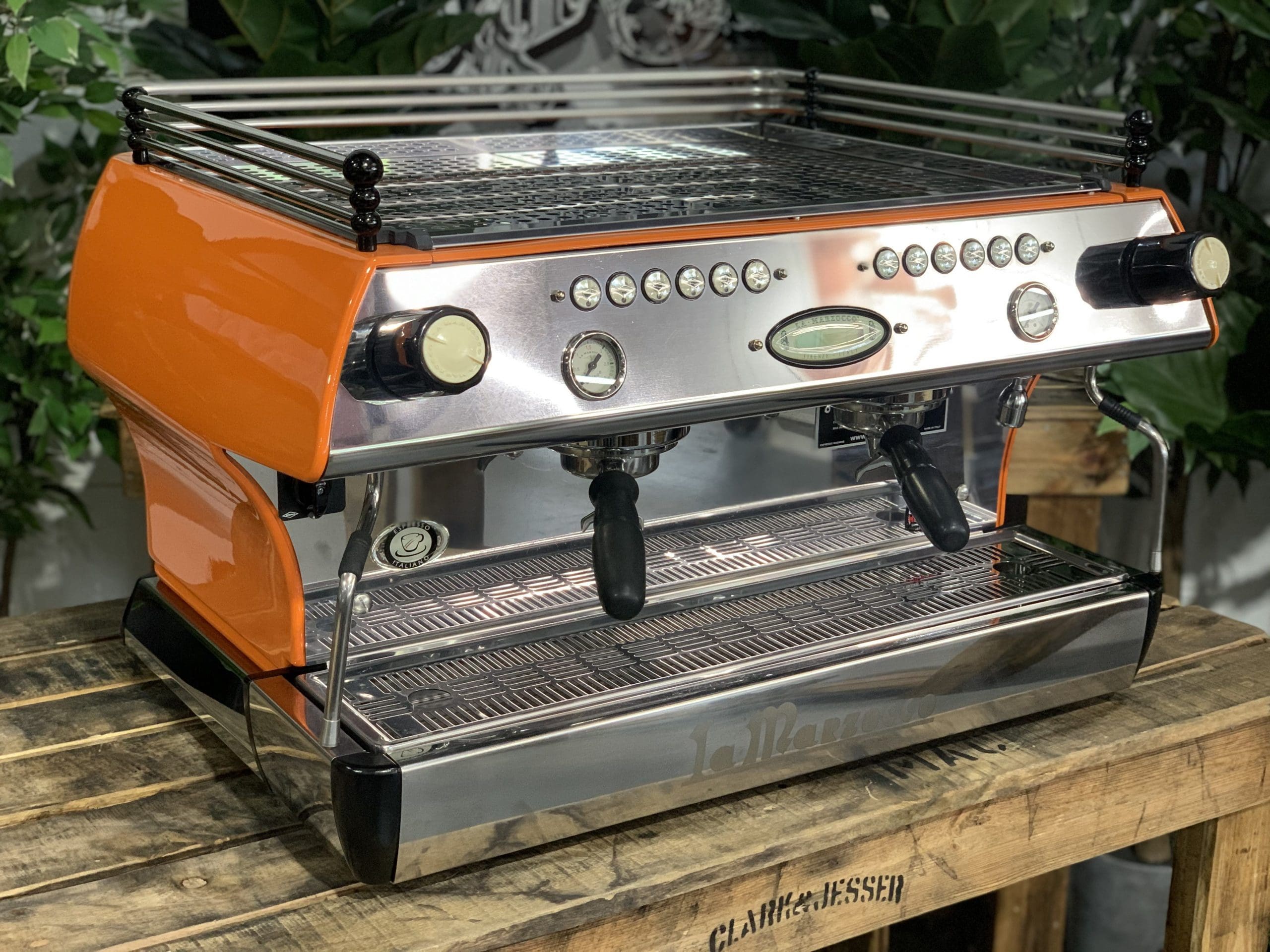 La Marzocco FB80 2 Group Orange Espresso Coffee Machine - Used
