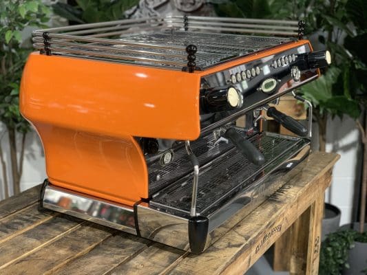 La Marzocco FB80 2 Group Orange Espresso Coffee Machine - Used