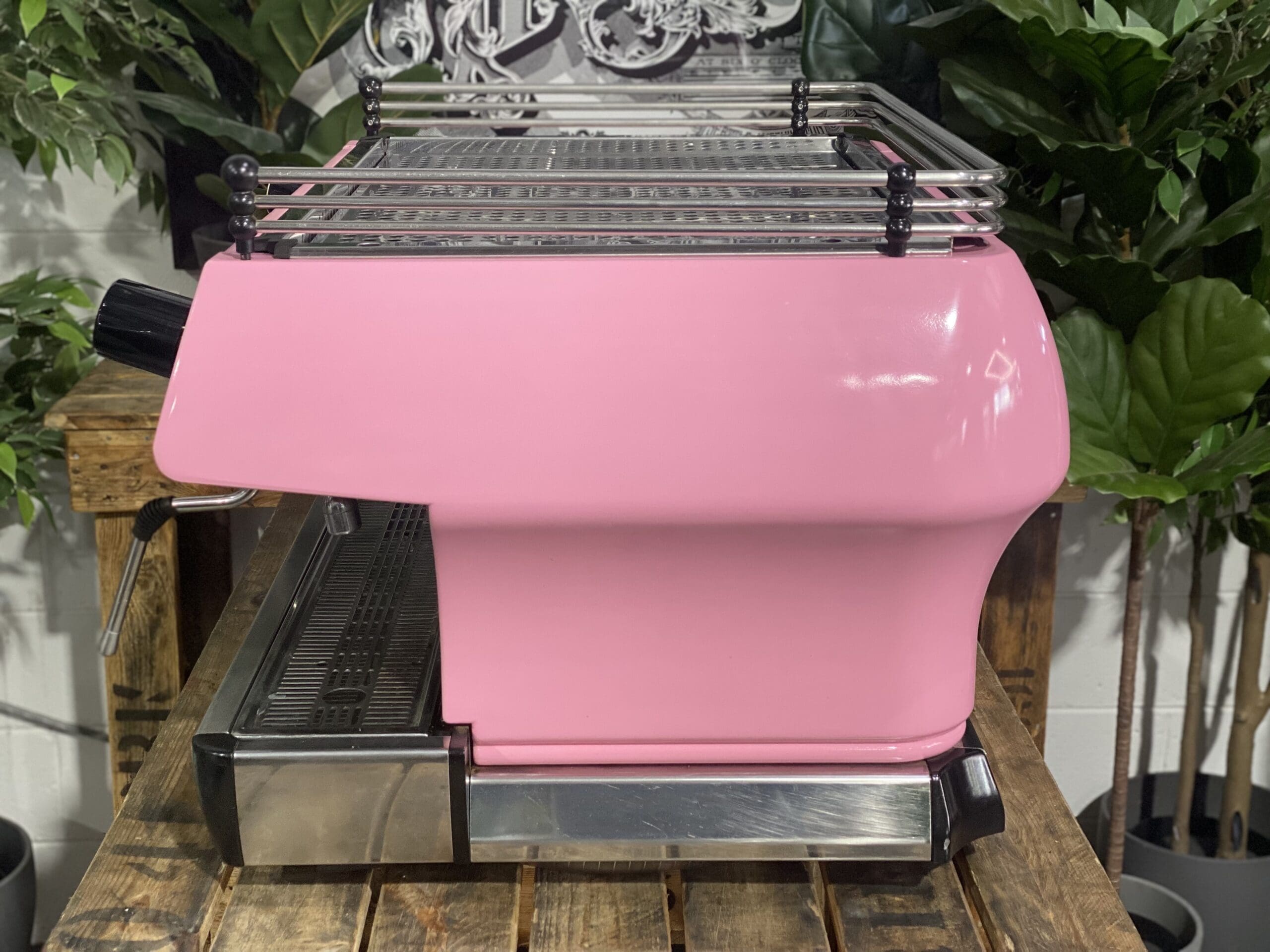 La  Marzocco FB80 2 Group Pink & Timber - Used