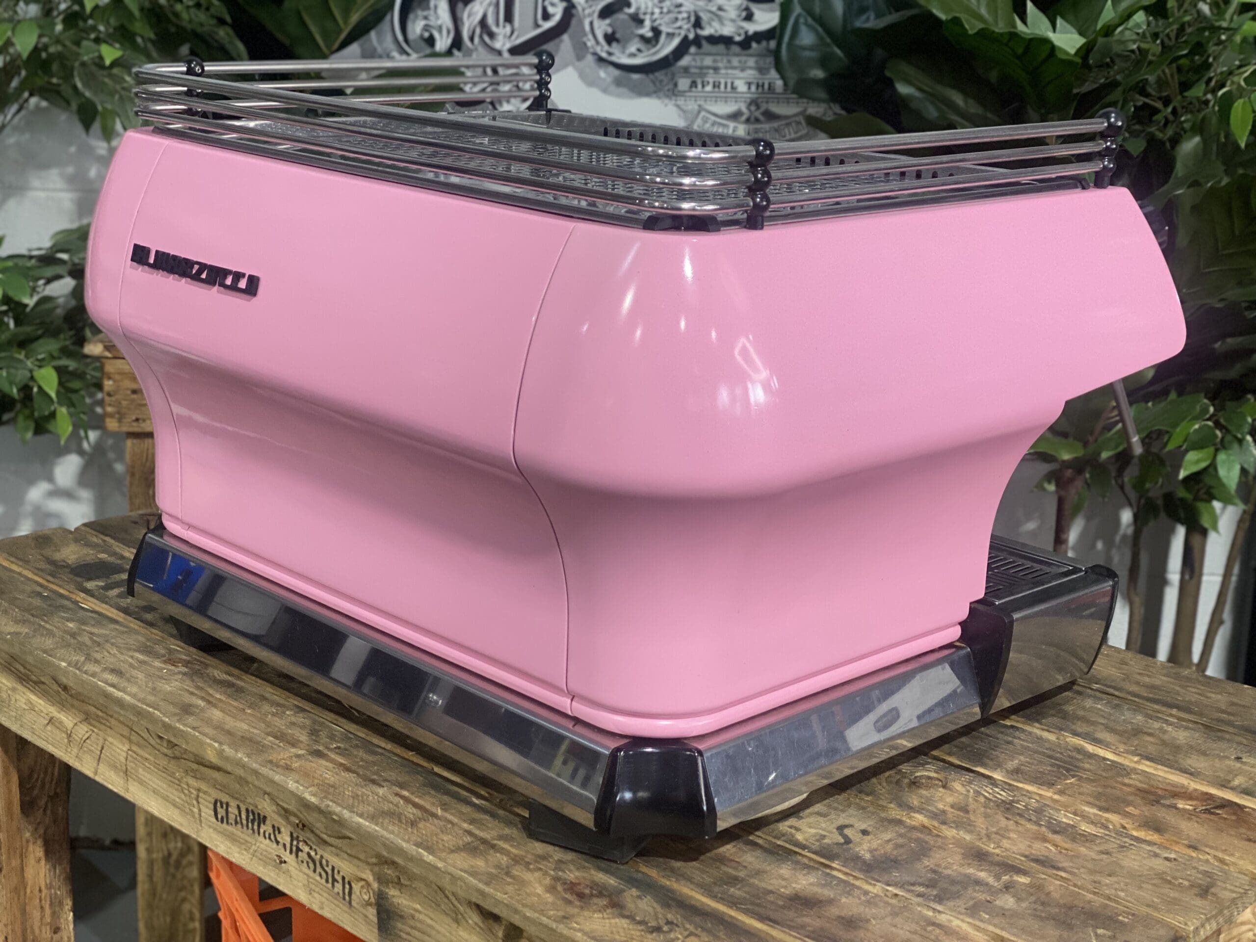 La  Marzocco FB80 2 Group Pink & Timber - Used