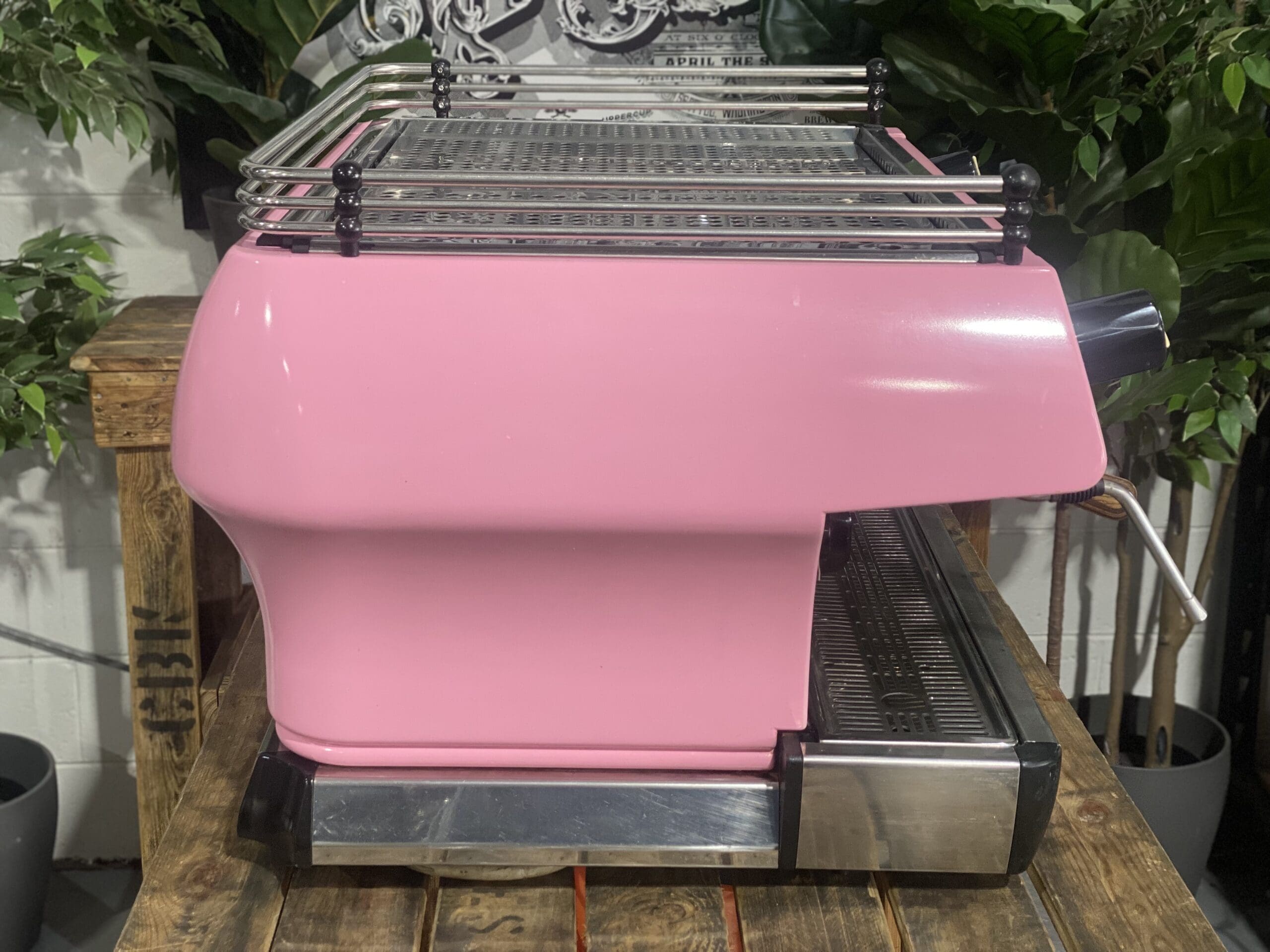 La  Marzocco FB80 2 Group Pink & Timber - Used
