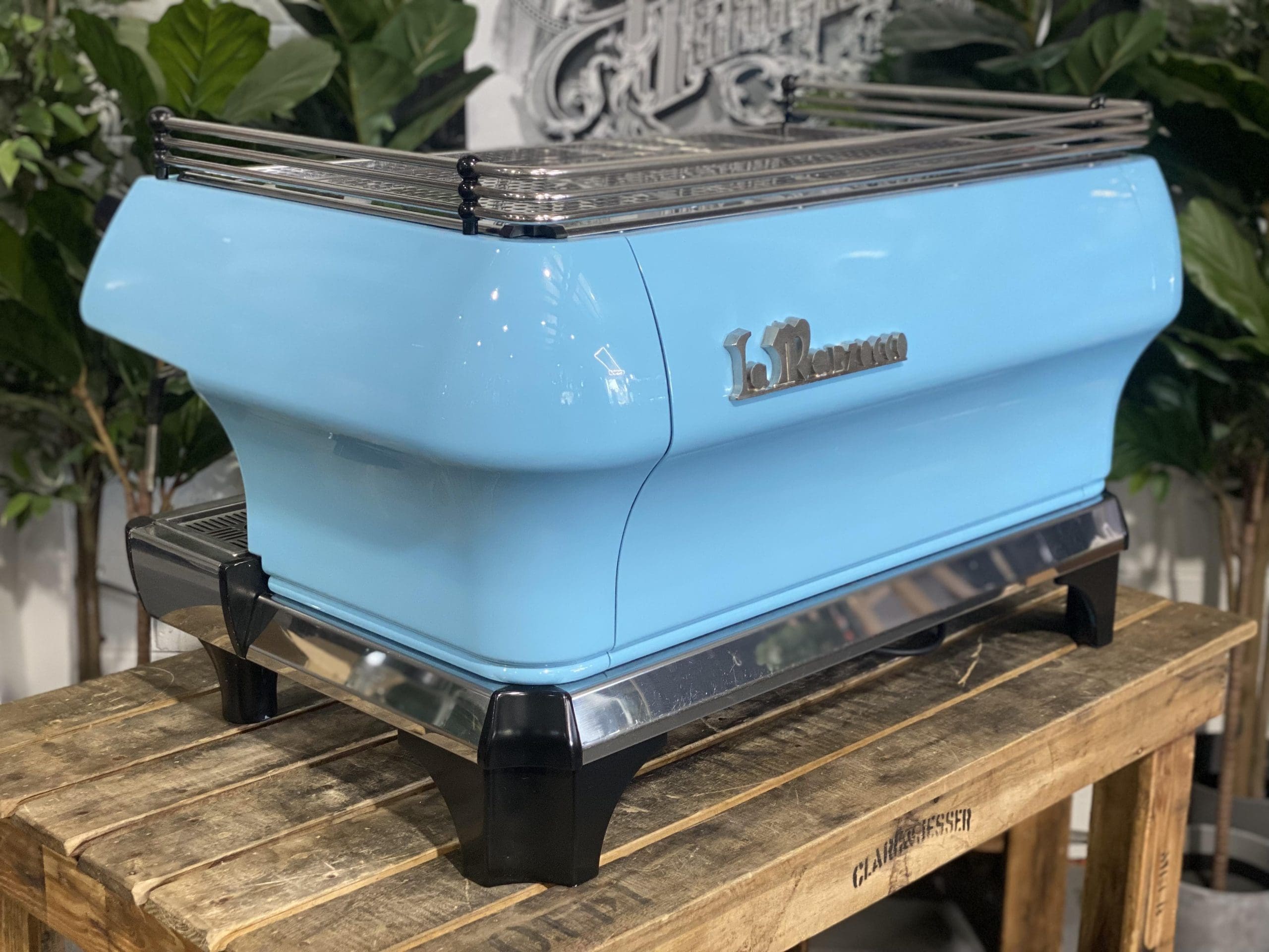 La Marzocco FB80 3 Group Baby Blue Espresso Coffee Machine - Used