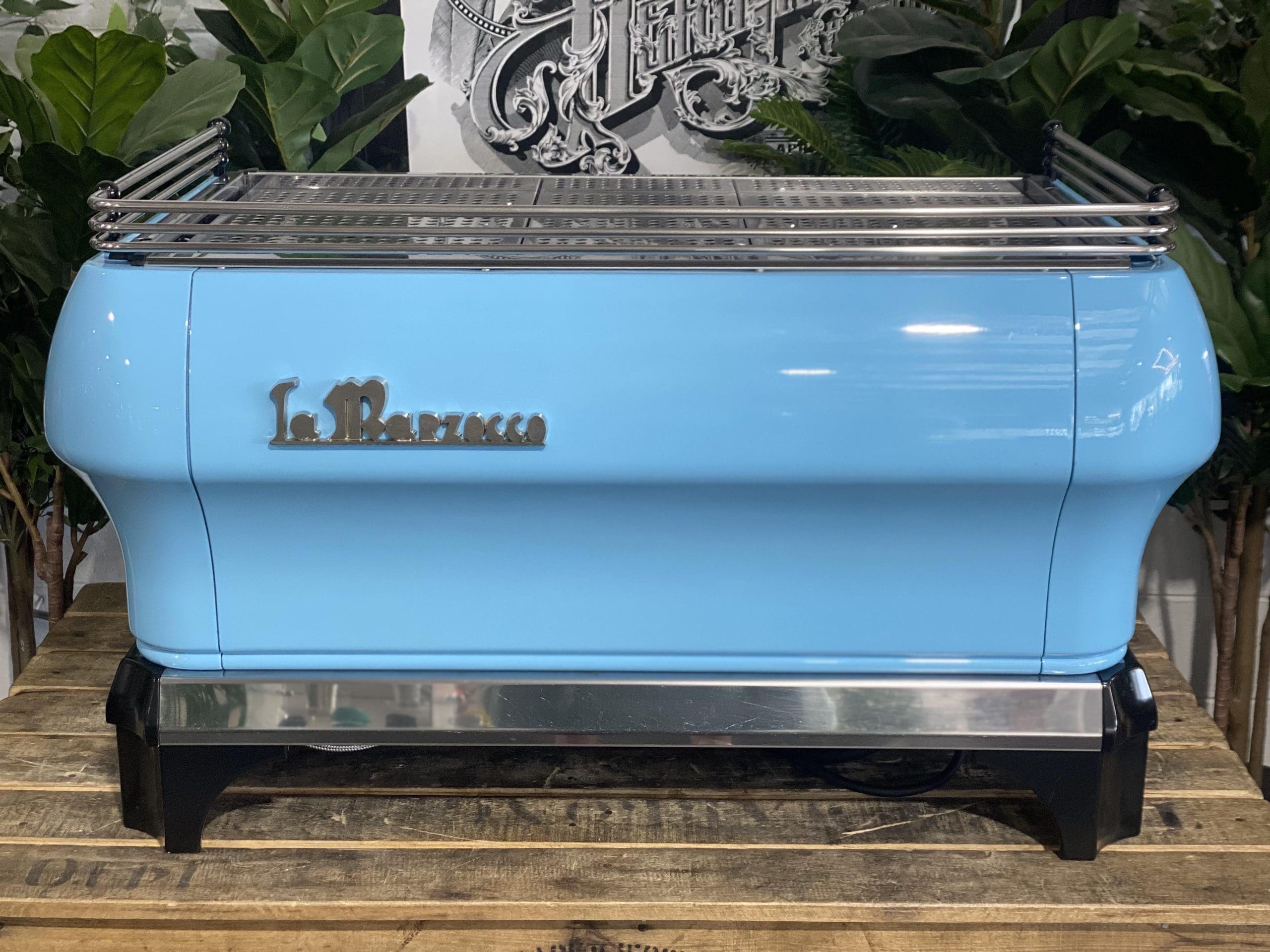 La Marzocco FB80 3 Group Baby Blue Espresso Coffee Machine - Used