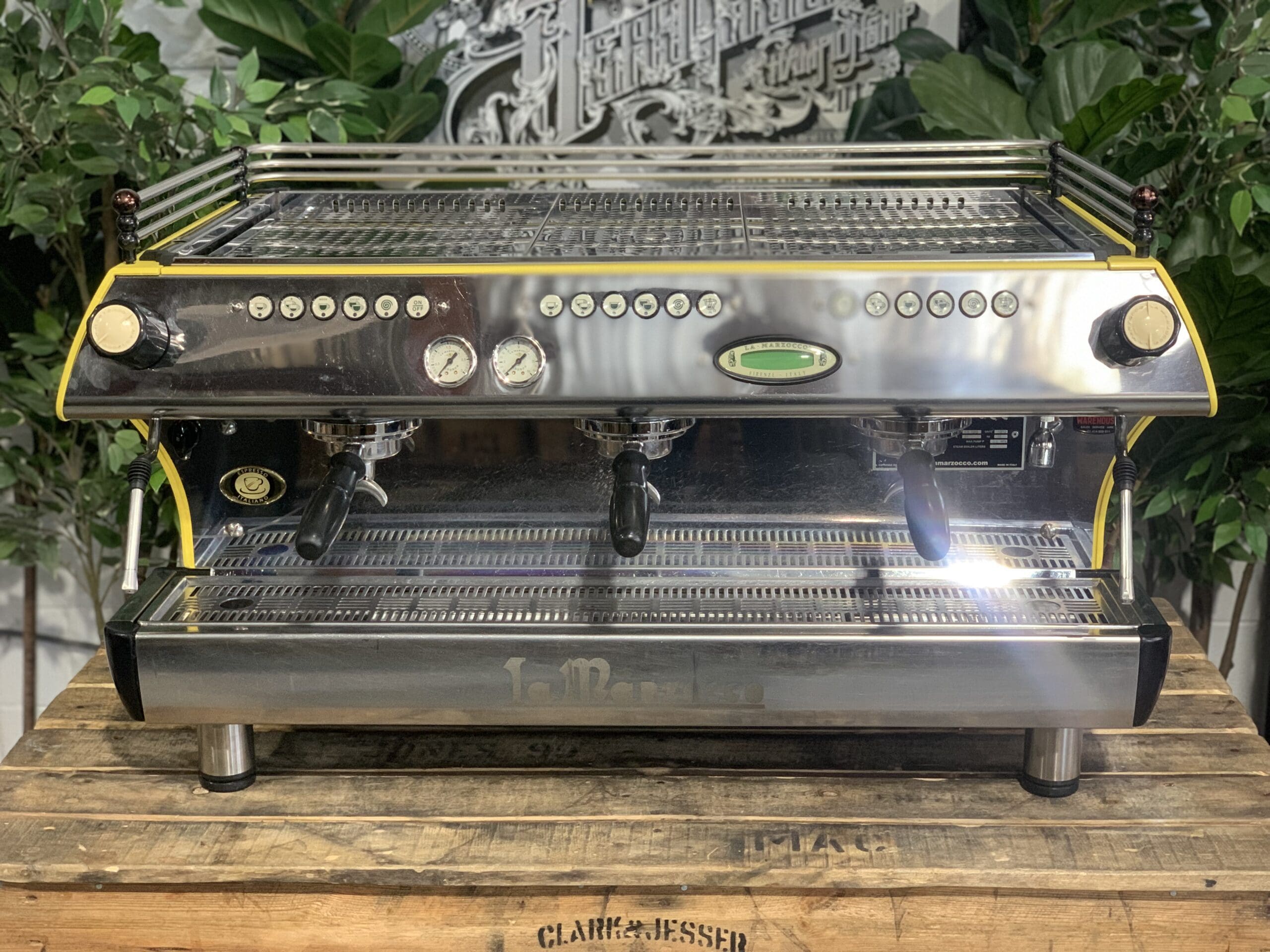 La Marzocco FB80 3 Group Yellow - Used
