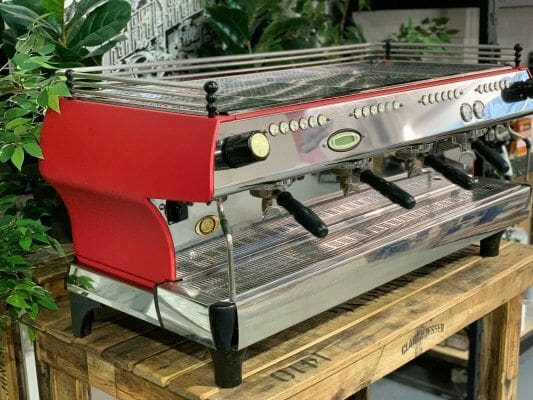La Marzocco FB80 4 Group Coffee Machine Matte Red - Used