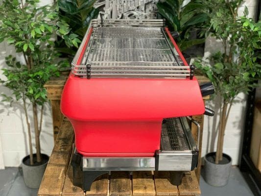 La Marzocco FB80 4 Group Coffee Machine Matte Red - Used