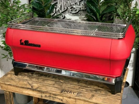 La Marzocco FB80 4 Group Coffee Machine Matte Red - Used