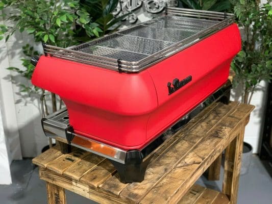 La Marzocco FB80 4 Group Coffee Machine Matte Red - Used