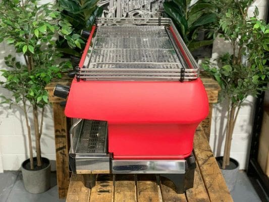 La Marzocco FB80 4 Group Coffee Machine Matte Red - Used