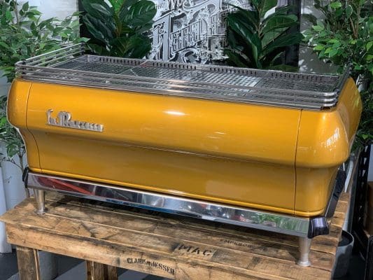 La Marzocco FB80 4 Group Coffee Machine Yellow & Stainless - Used