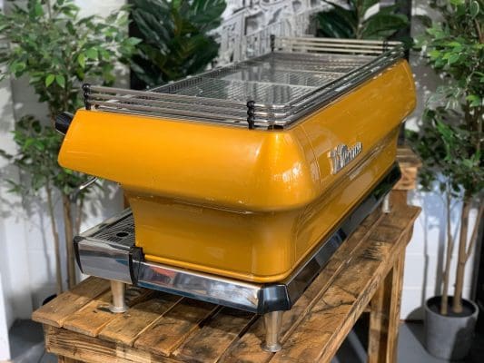 La Marzocco FB80 4 Group Coffee Machine Yellow & Stainless - Used
