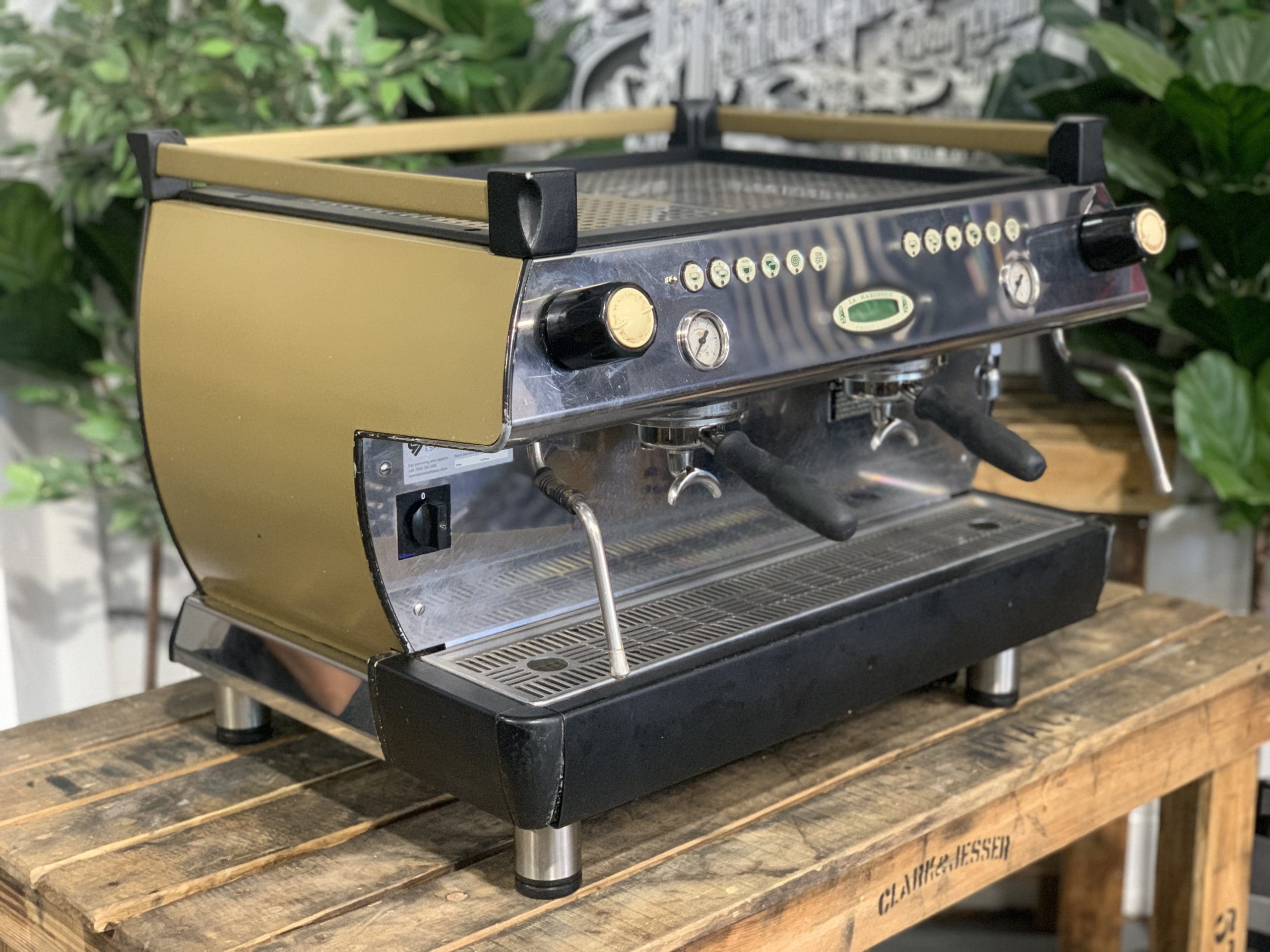 La Marzocco GB5 2 Group Black & Gold - Used