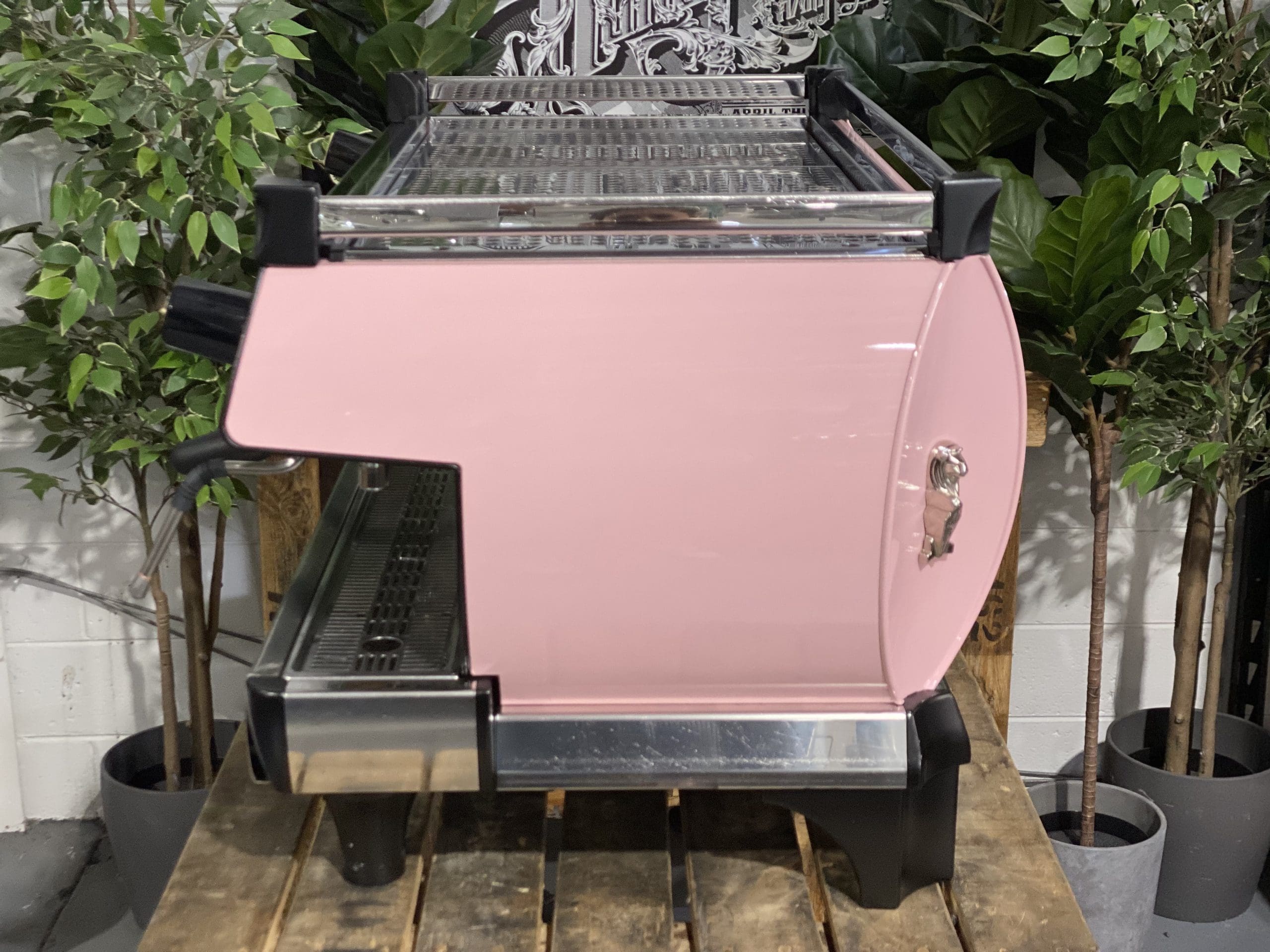 La Marzocco GB5 3 Group Pink Espresso Coffee Machine - Used