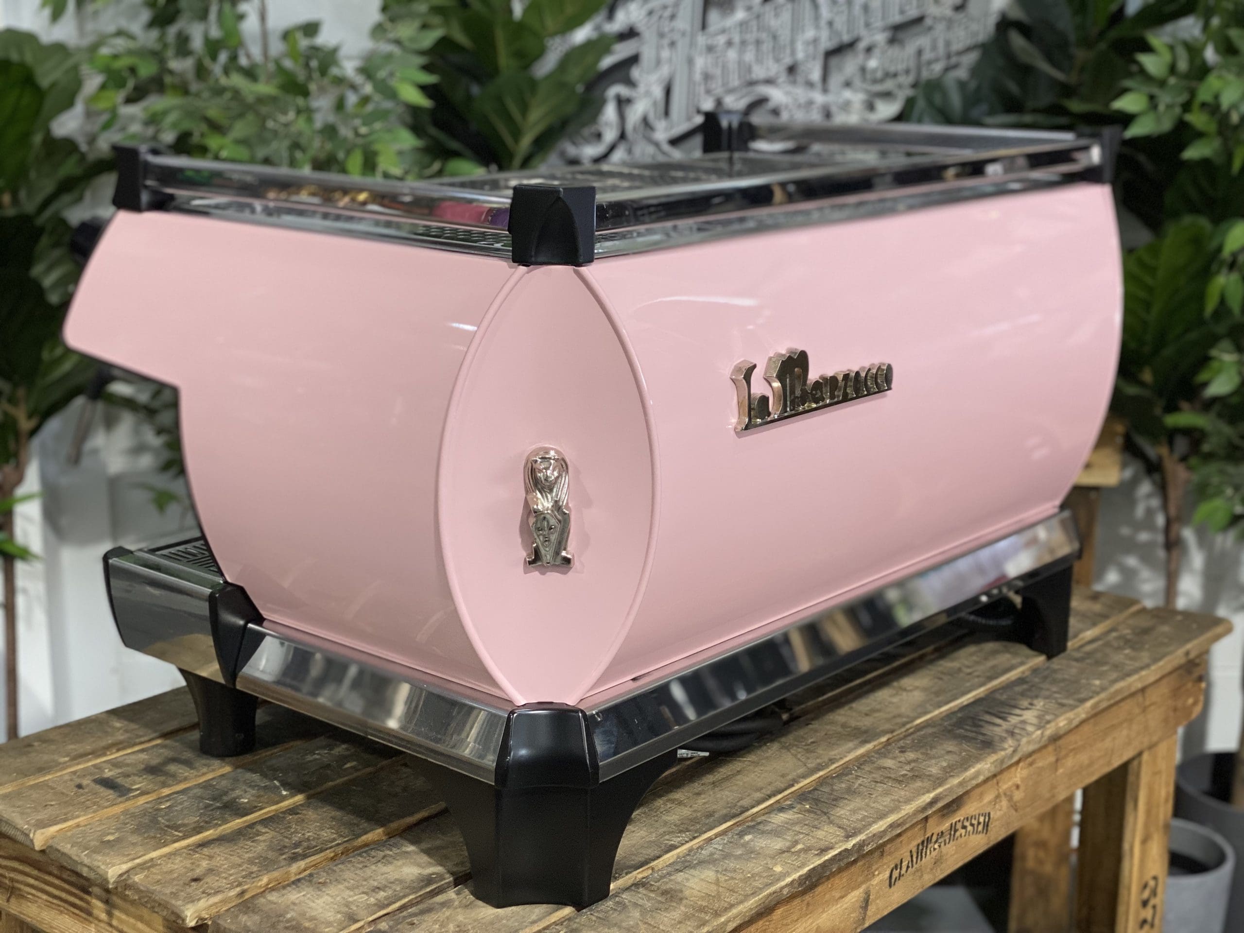La Marzocco GB5 3 Group Pink Espresso Coffee Machine - Used