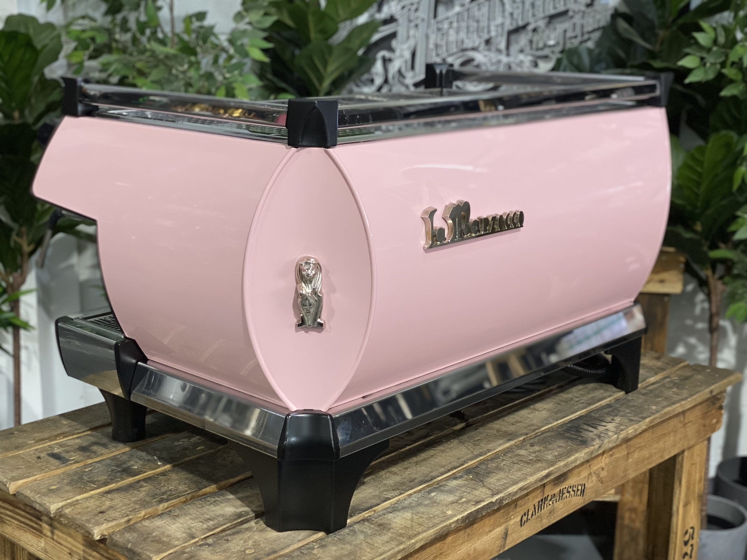 La Marzocco GB5 3 Group Pink Espresso Coffee Machine - Used